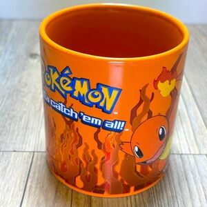 Pokémon Charmander Orange Foil Print Ceramic Coffee Mug | Holds 20 Ounces